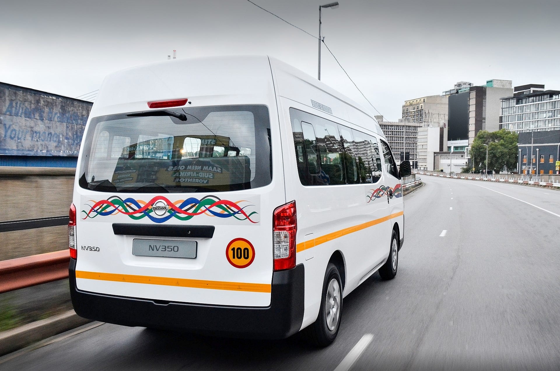 Well-maintained South African minibus taxi fleet showing professional transport operations