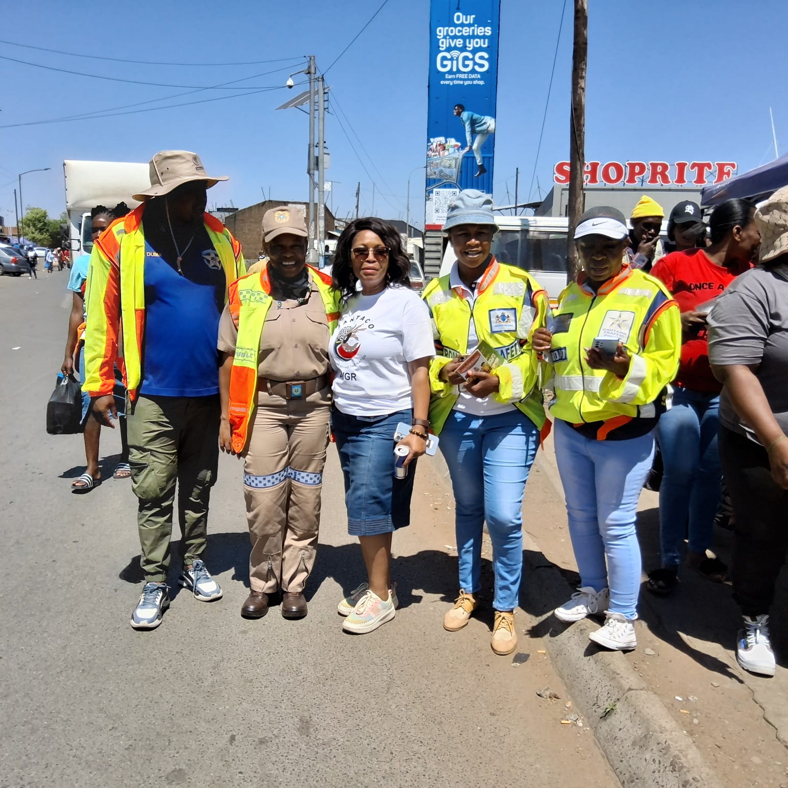 SWGR with Traffic Officers & Safety Marshals