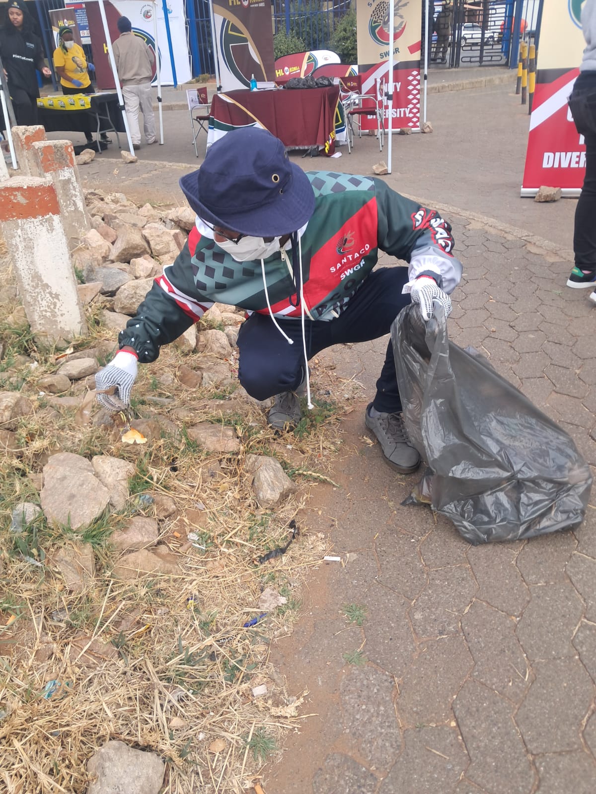 SWGR Member in Branded Jacket - Litter Pick-Up
