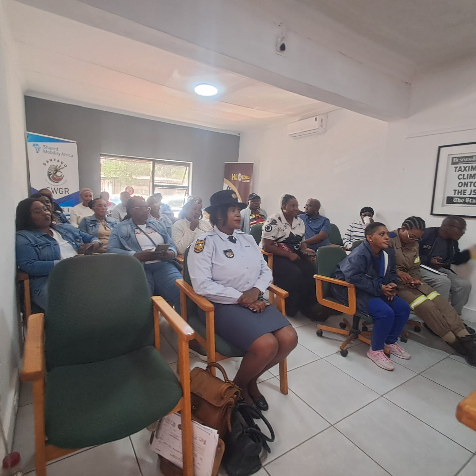 SAPS & Stakeholders at SWGR Office Meeting