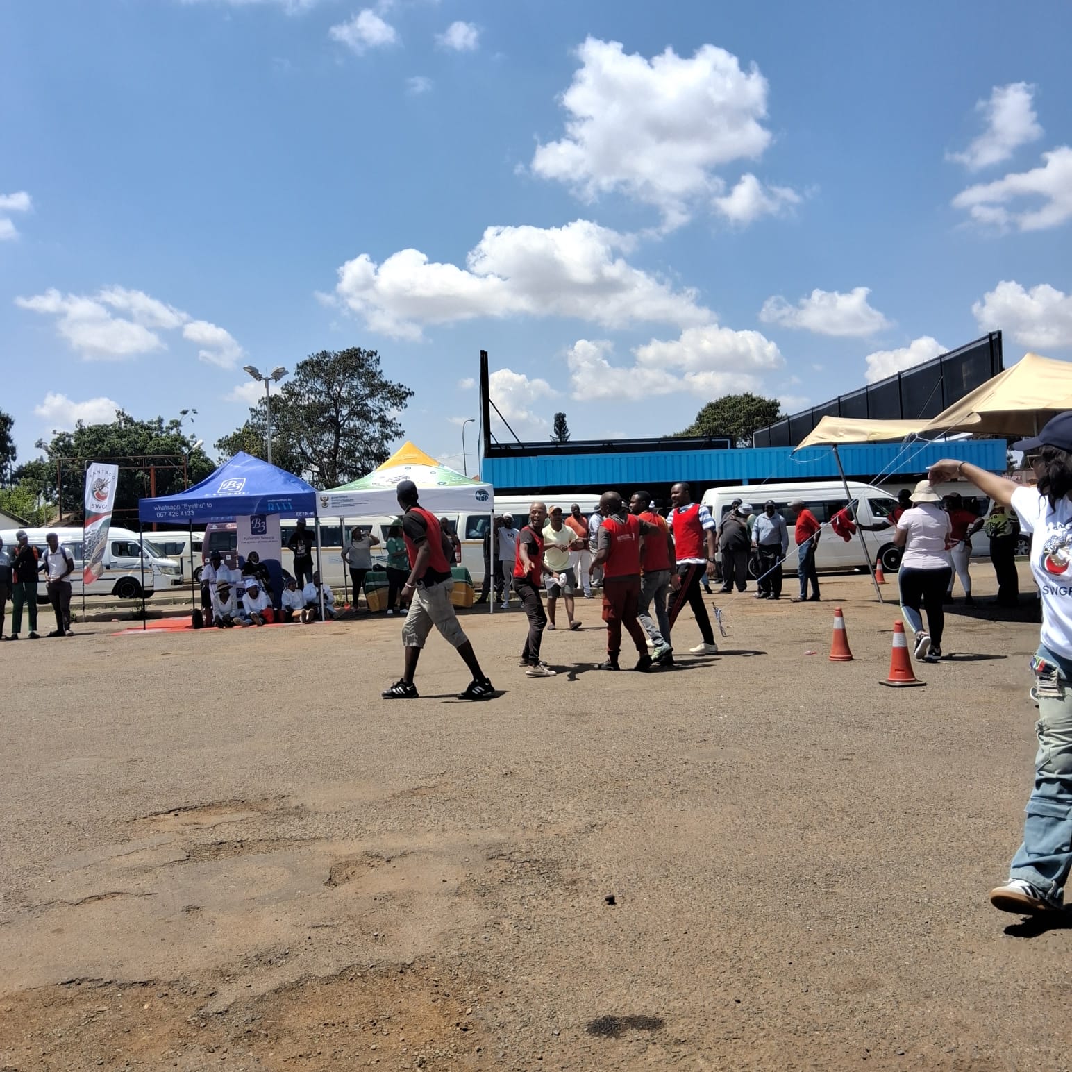 Community Safety Day Tent Activations at Taxi Rank