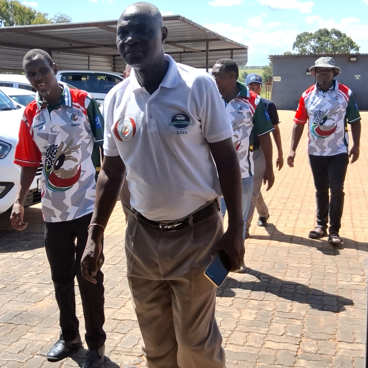 SWGR Leadership Walking to Venue